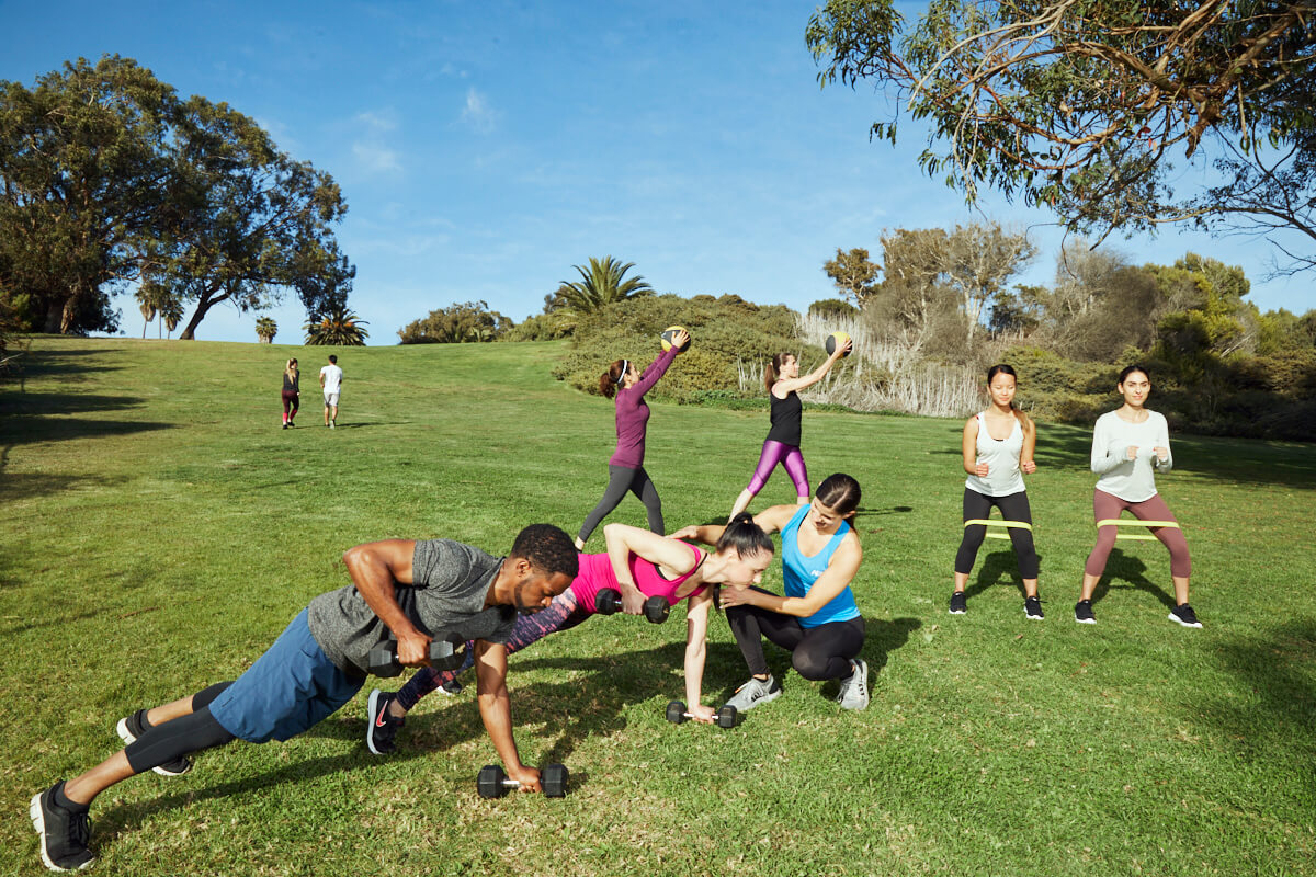 Outdoor Group Fitness Class